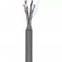 Wentronic Goobay CAT 6 tinklo kabelis, S/FTP (PiMF), pilkas, 305 m - CCA vario mišinys, AWG 23/1 (vientisas), PVC (95696)