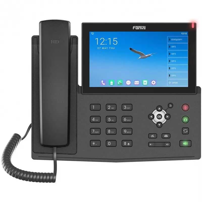 Fanvil X7A IP telefonas juodas 20 linijų LCD Wi-Fi