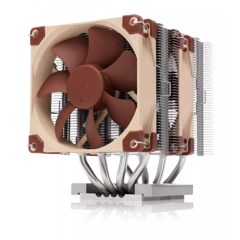 Oro aušintuvas Noctua NH-D9 TR5-SP6 4U – 92 mm dviejų ventiliatorių CPU aušintuvas sTR5, aliuminio briaunos, varinis pagrindas, 2500 RPM