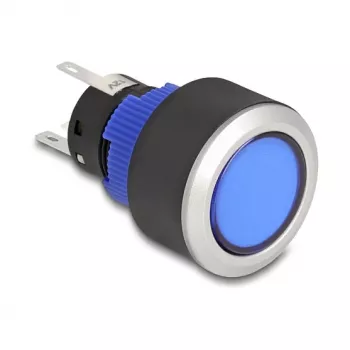 Mygtukas DELOCK 22049 22 mm, 5 litavimo gnybtai, montavimui į skydą