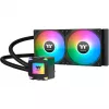 Thermaltake LA240 ARGB skysčio aušinimo rinkinys pagrindinei plokštei 12 cm Juoda 1 vnt.