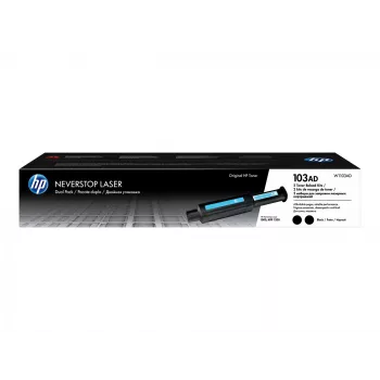 HP Original 103AD Neverstop juodo tonero papildymo rinkinys, dviejų kasečių komplektas