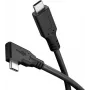 Goobay USB-C laidas 90° 1 m juodas - 60 W 5 Gbit/s Power Delivery (79421)