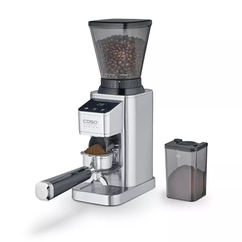 Caso Coffee Grinder Barista Chef nerūdijantis plienas | 150 W | Kavos pupelių talpa 250 g | 12 puodelių