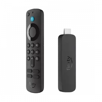 Amazon Fire TV Stick 4K srautinės medijos grotuvas – Fire OS, 8 GB, 4K UHD, Dolby Vision, HDR10+, HDMI 2.1, Bluetooth 5.2, Wi‑Fi
