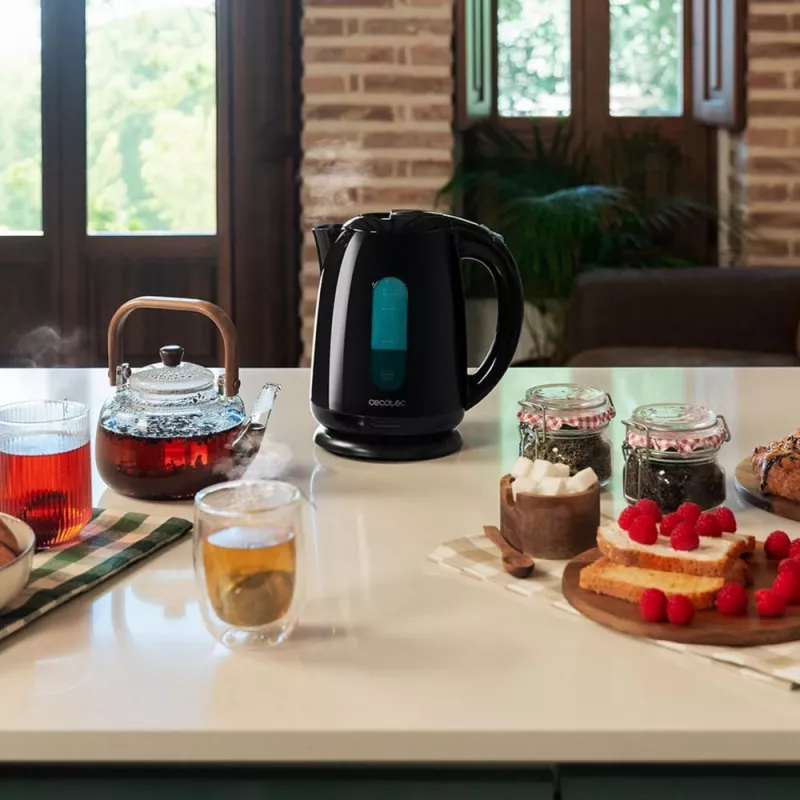 Elektrinis virdulys CECOTEC Thermosense 180 — 1,7 L, 2200 W, juodas