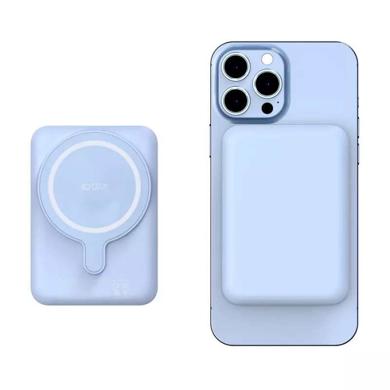 Nešiojamas powerbankas TECH-PROTECT PB10 LIFEMAG 5000 mAh Mėlynas