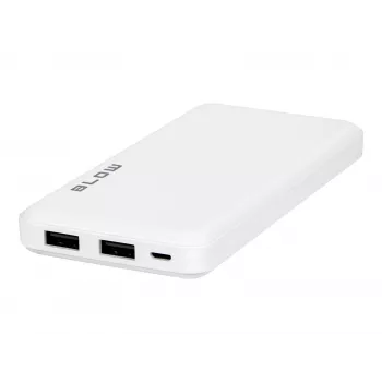 Nešiojamas įkroviklis BLOW PB10A 10000 mAh (37 Wh), 2x USB-A, 22,5 W, Micro-USB
