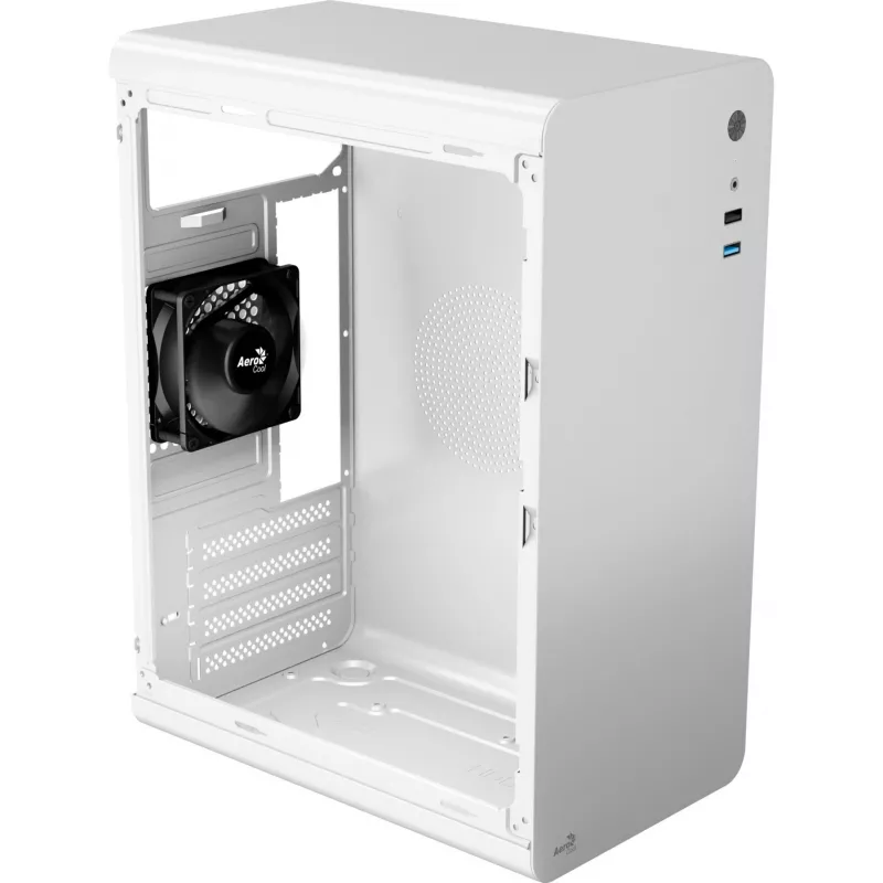 PC korpusas Aerocool CS110 Mini Tower Baltas