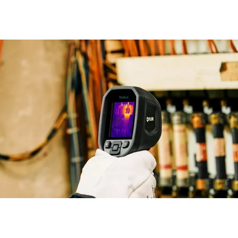 FLIR TG165-X MSX šiluminė kamera -25 iki +300 °C 80 x 60 pikselių 8.7 Hz MSX®, įmontuotas LED žibintas, skaitmeninis fotoaparatas