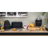 Skrudintuvas Smeg 50's Style TSF01BLMEU 2 dviems riekelėms, juodas, nerūdijantis plienas