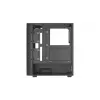 PC korpusas AEROCOOL PGS DESIGNER-G-BK-v1 ATX midi bokštas, grūdintas stiklas, 4 RGB ventiliatoriai, palaiko ATX, GPU 34,5 cm, CPU aušintuvas 158 mm