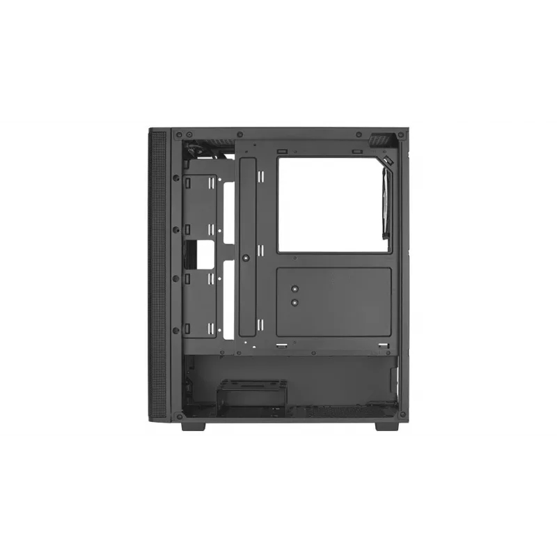 PC korpusas AEROCOOL PGS DESIGNER-G-BK-v1 ATX midi bokštas, grūdintas stiklas, 4 RGB ventiliatoriai, palaiko ATX, GPU 34,5 cm, CPU aušintuvas 158 mm