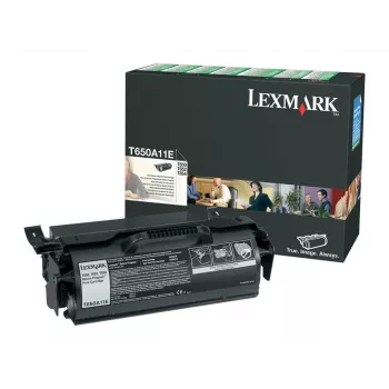 Kasetė Lexmark T650A11E 10000 puslapių Juoda