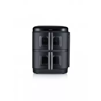 Gruzdintuvė SEVERIN FR 2468 S-Fry Duo Stack 2 viename, dviejų krepšelių dizainas
