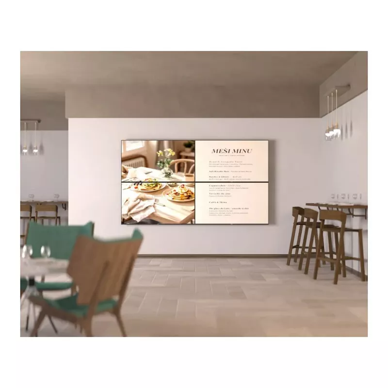 139,0 cm (55 inch) JAPANNEXT JN-IPS550UHD60F 4K Ultra HD IPS 60Hz HDMI USB WLAN Garsiakalbiai Juodas