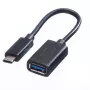 VALUE USB 3.1 adapteris C-A M/F 0,15 m juodas 11.99.9030