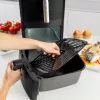 Karšto oro gruzdintuvė Taurus Air Fry Duo Slim 13 L dviguba, 2800 W, liečiamasis valdymas, juoda