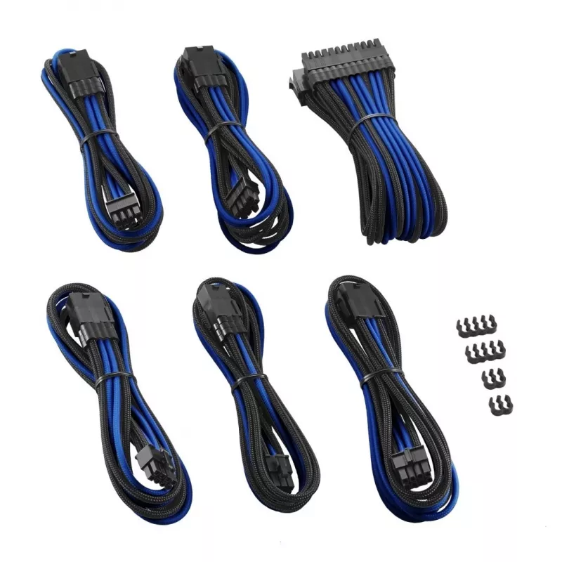 Vidinis maitinimo kabelis CableMod CM-PCAB-BKIT-NKKB-3PK-R Juodas Mėlynas 250mm