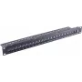 Patch panel 1U ShiverPeaks BS75066-1 Metal Black