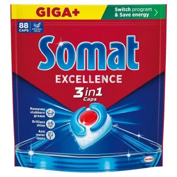 Somat 3-in-1 kapsulės indaplovei, 88 vnt.