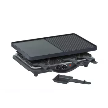 Raclette grilis Steba RC 28 8 asmenims 1400 W juodas chromuotas
