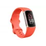 FITBIT Charge 6 | Kūno rengybos apyrankė | NFC | Juostelė - Koralinė; Korpusas - Šampano aukso aliuminis