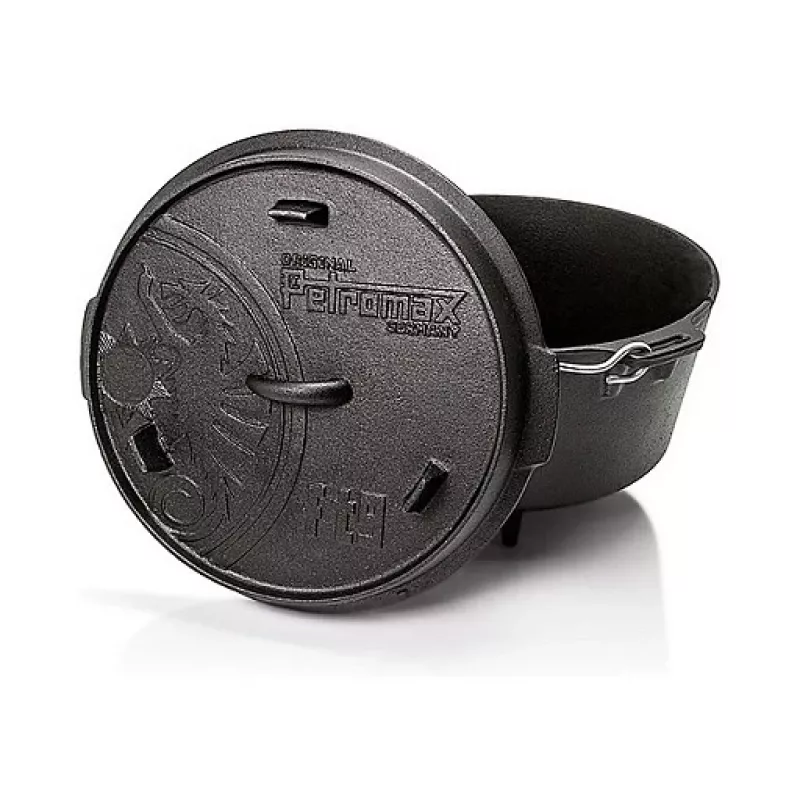 Petromax FT12 apvali ketaus krosnelė kepimo skarda, tinka duonai ir mėsai, 15 kg