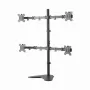 Stalinis laikiklis keturiems monitoriams Sbox LCD-F048 (13-32 colių / 4x8 kg / VESA 100x100)