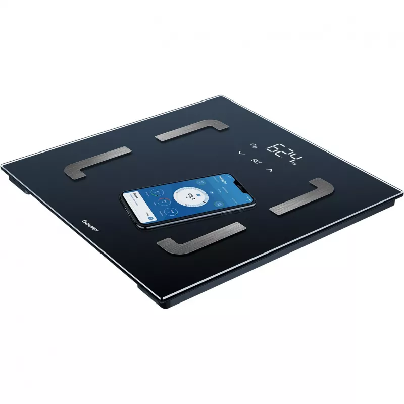 Beurer BF 880 WIFI kūno analizatoriaus svarstyklės, 180 kg, juodos (76008)