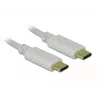 Delock USB-C laidas, 15 cm, 100 W, PD 2.0, baltas (85357)