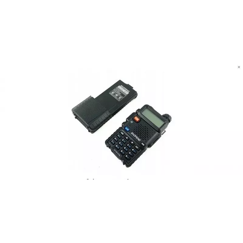 Nešiojama racija Baofeng UV-5R HTQ 3800 USB-C, 5 W, 3800 mAh, USB-C, FM 64–108 MHz, VOX, ANR, žibintuvėlis