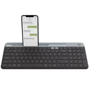Belaidė klaviatūra Logitech Slim Multi-Device K580