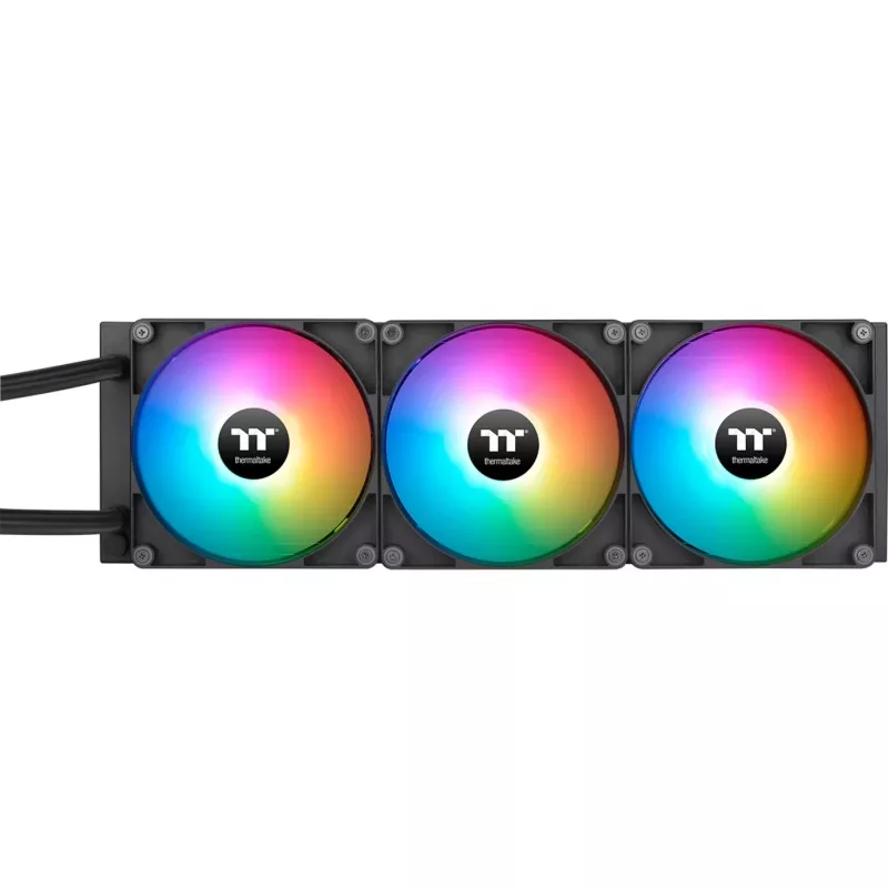 Thermaltake TH420 V2 ARGB procesoriaus skysčio aušintuvas 14 cm juodas 1 vnt.