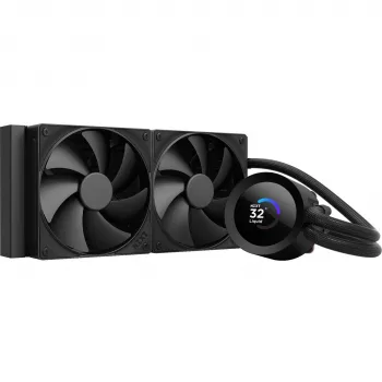 NZXT Kraken Plus 240 procesoriaus vandens aušintuvas 12 cm juodas