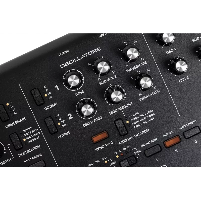 Analoginis sintezatorius Moog MOOG MESSENGER – monofoninis stalinis instrumentas