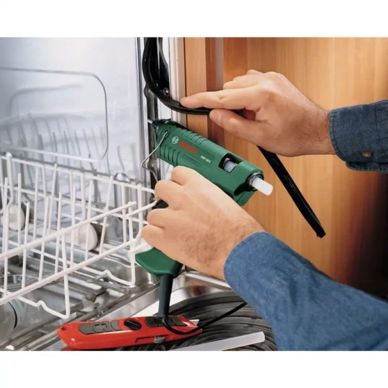 Bosch PKP 18 E karštų klijų pistoletas, žalias