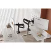 Monitoriaus laikiklis DIGITUS Vienas, spaustuvinis, 57 col. max, 27 kg, VESA 75x75–100x100, aukščio reguliavimas, pakreipimas -75° iki 75°, juodas