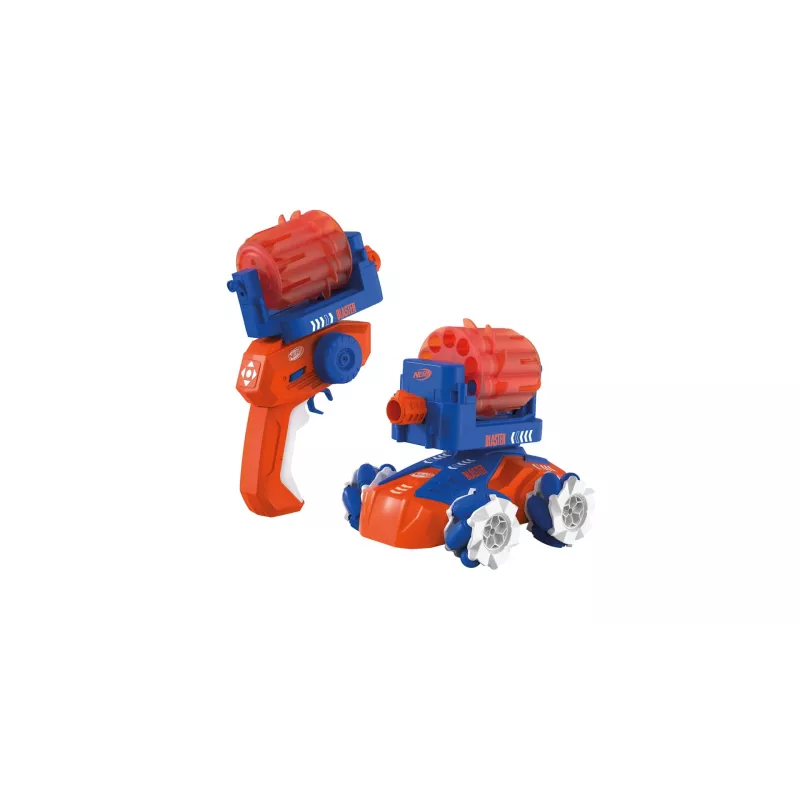 Nerf šaudantis automobilis RC 2,4 GHz