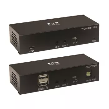Eaton Tripp Lite Series DisplayPort į HDMI per Cat6 ilgintuvo rinkinys su KVM palaikymu, 4K 60Hz, 4:4:4, USB, PoC, HDCP 2.2, iki 70 m, TAA