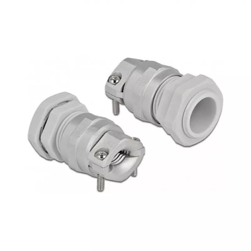 Kabelio įvadas DeLOCK 60356 pilkas metalas plastikas 1 vnt.