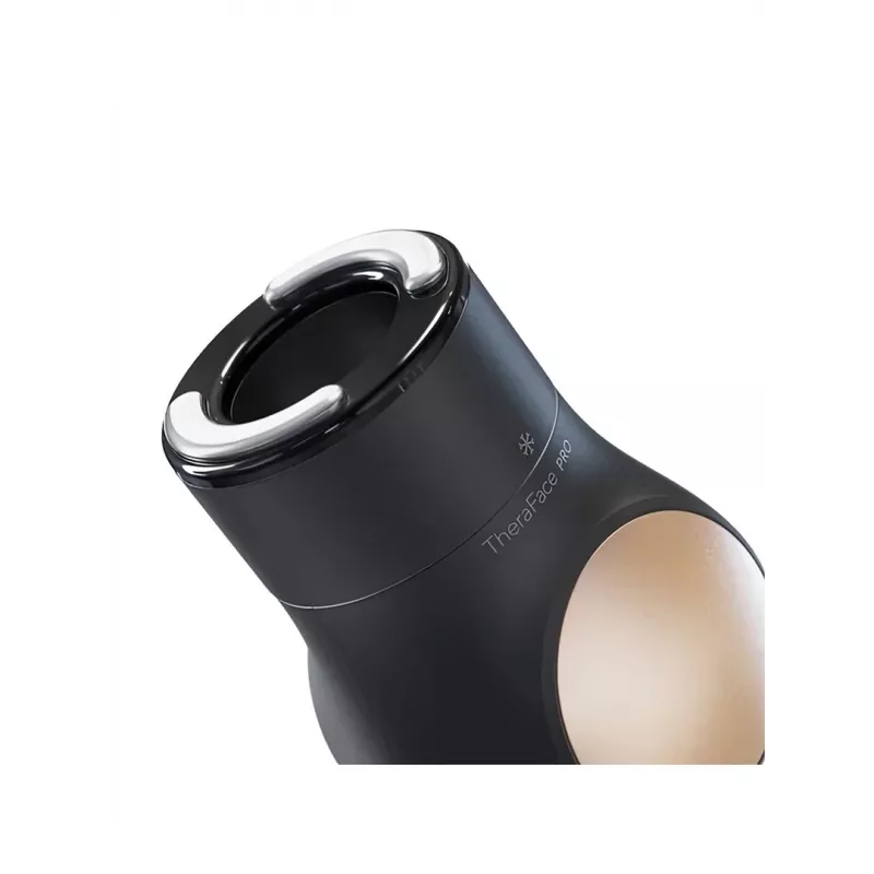Veido masažuoklis Therabody Theraface Hot & Cold Rings FG Black – 67 mm, belaidis, 2 programos, OLED ekranas