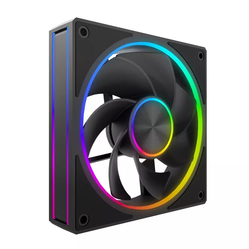 Korpuso ventiliatorius MODECOM VOLCANO LOOP 120 ARGB Reverse Fan Black 120 mm PWM 400–1400 RPM ARGB jungtis