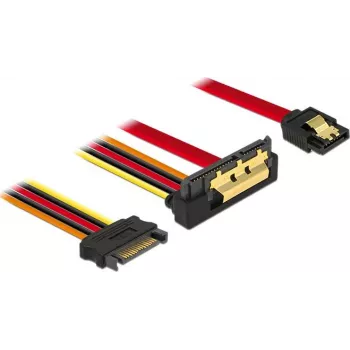 SATA kabelis DeLOCK 85229 0,3 m SATA 7 kontaktų SATA 22 kontaktų Juodas