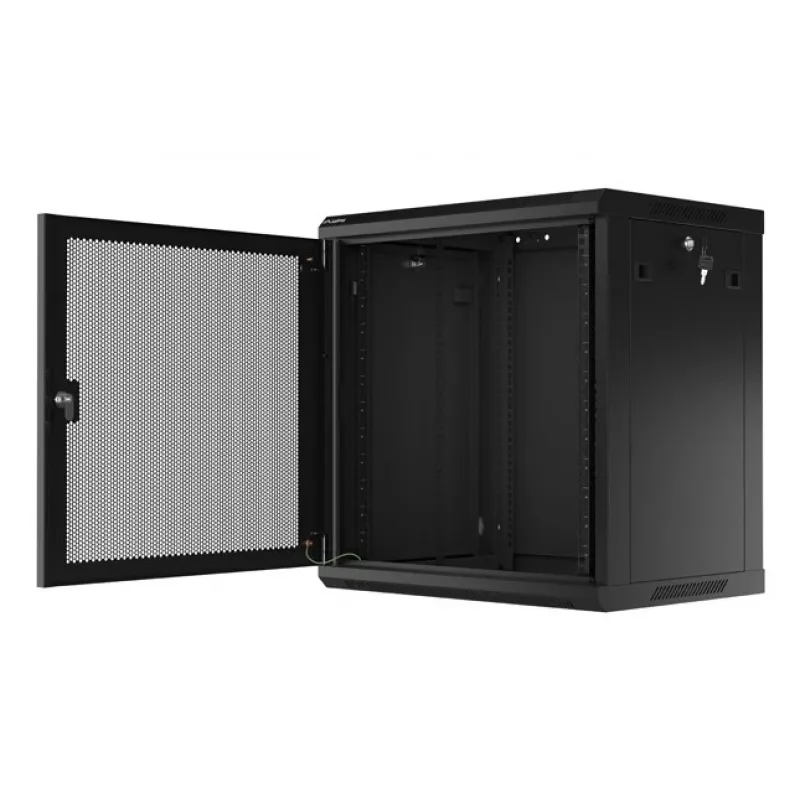 Sieninis stovo korpusas Lanberg WF01-6412-23B 12U Juodas IP20