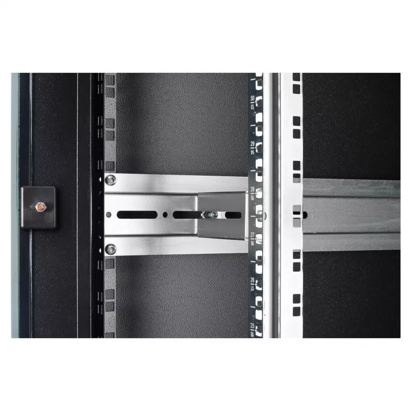 Tinklo spinta DIGITUS Unique Light serija 42U 800×1000 mm (P×G) laisvai pastatoma, 800 kg, IP20, raktinis užraktas