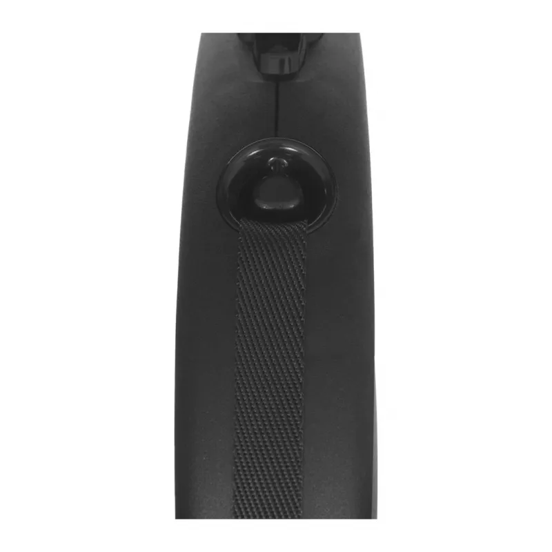 Flexi Black Design M 5 m – ištraukiamas pavadėlis šunims, juodas su žaliais akcentais