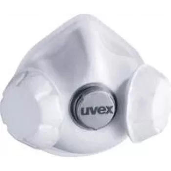 Dulkių kaukė UVEX silv-Air exxcel 7333 FFP3 su vožtuvu, 3 vnt.