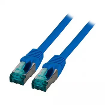 EFB-Elektronik RJ45 jungiamasis kabelis Cat.6A S/FTP LSZH Mėlynas 0,5m