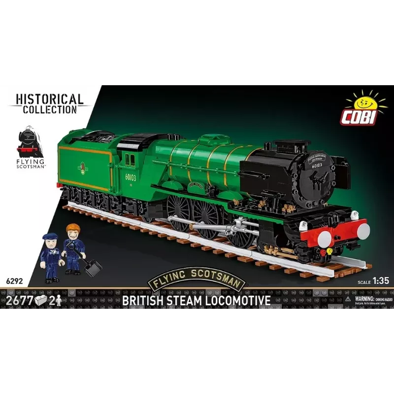 Cobi Flying Scotsman britų garvežys, konstruktorius, 1:35, 2677 detalės